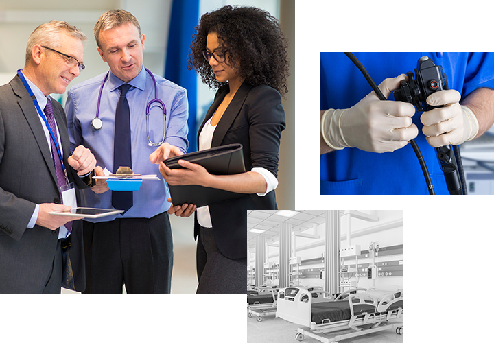 Three Images Collage 720×500Px Groups Of Individual Doctors And Health Professionals