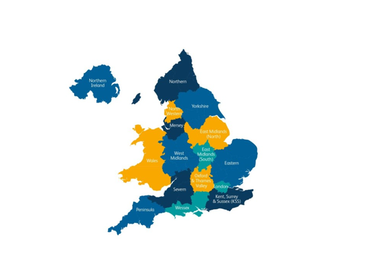 Regions Map